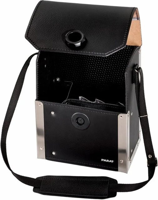 Parat Top Line Werkzeugtasche aus Rindleder mit Magnetverschluss, Schwarz, B: 23,0 cm, T: 14,0 cm, H: 30,0 cm - Bild 1