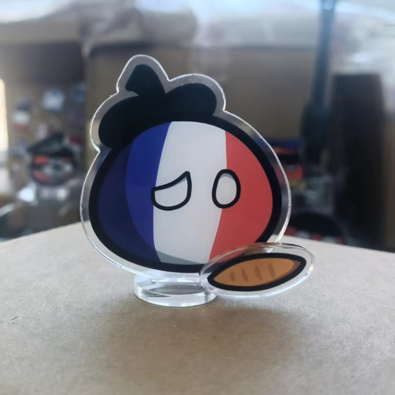Tomoontoy Countryballs Acryl-Ständerpuppe, Ballfigur, 23 Stile - Bild 2