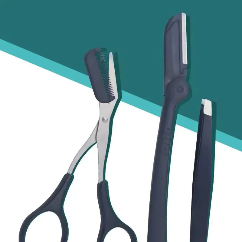 CNKESS Augenbrauen-Set aus Edelstahl, Unisex - Bild 2