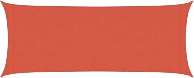 Furnicato Sonnensegel aus HDPE in Terrakottarot, Rechteckig, B x T: 2 x 4,5 m - Bild 1