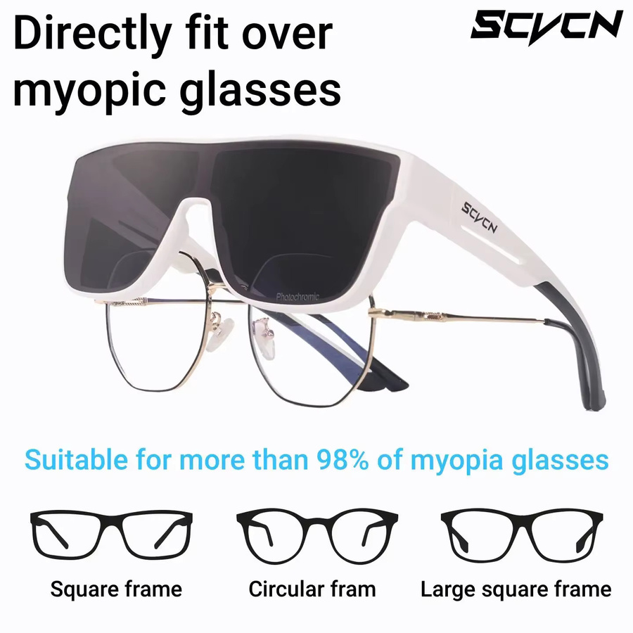 Scvcn UV-Sonnenbrille Photochrome, Unisex, winddicht - Bild 2