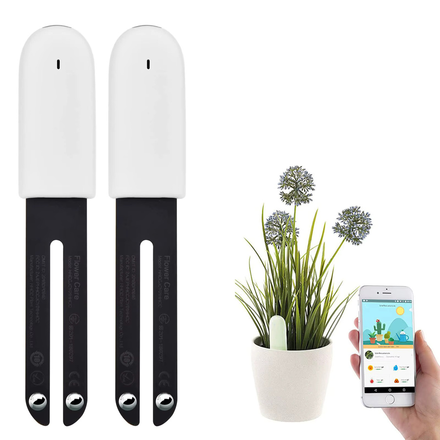 Timethinker Smart Flower Flora Monitor Bodenfeuchtigkeits- und Fruchtbarkeitssensor für Gartenpflege in Weiß, kompatibel mit Xiaomi Mijia - Bild 2