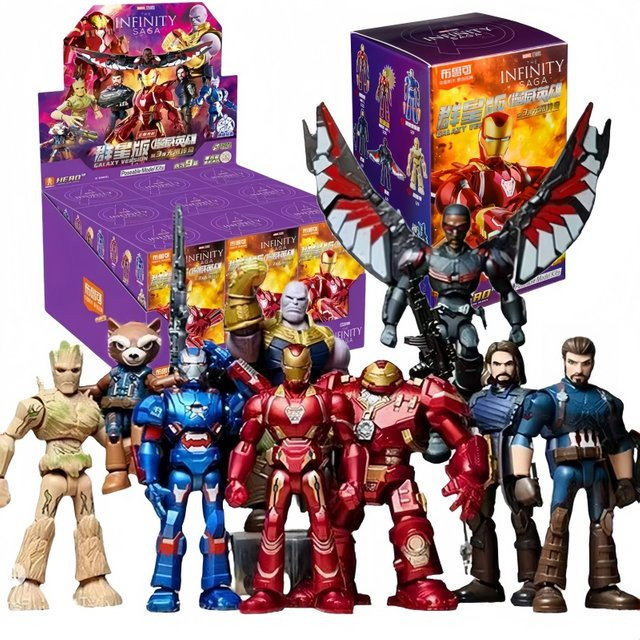 BLOKEES Marvel The Avengers Actionfigur, Montagemodell, Bunt / Mehrfarbig - Bild 1