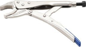 BGS Wasserpumpenzange Gripzange mit Vinyl-Grip-Lösehebel in Silber, 250 mm - Bild 1