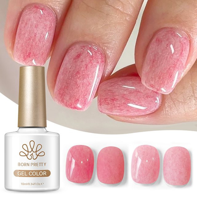 BORN PRETTY Nagelgel, Rosa, Glänzend, 10 ml - Bild 1