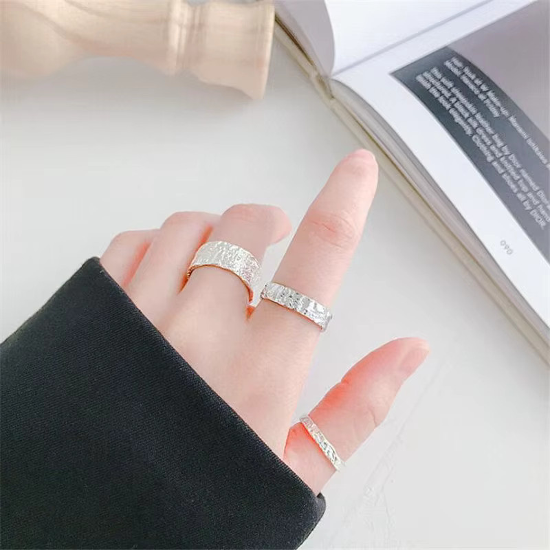 GaGa-Duck Ring, 925 Silber, Baum Muster, Geometrische Zweig, Öffnung Ring - Bild 2