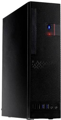 Inter-Tech S-331 Desktop PC-Gehäuse in Schwarz mit USB-A Anschlüssen - Bild 1