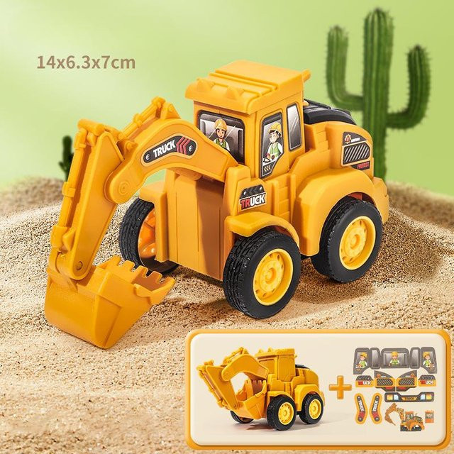 Kidsly Engineering Fahrzeug Modell, Bagger, Bulldozer, ab 4 Jahren - Bild 1