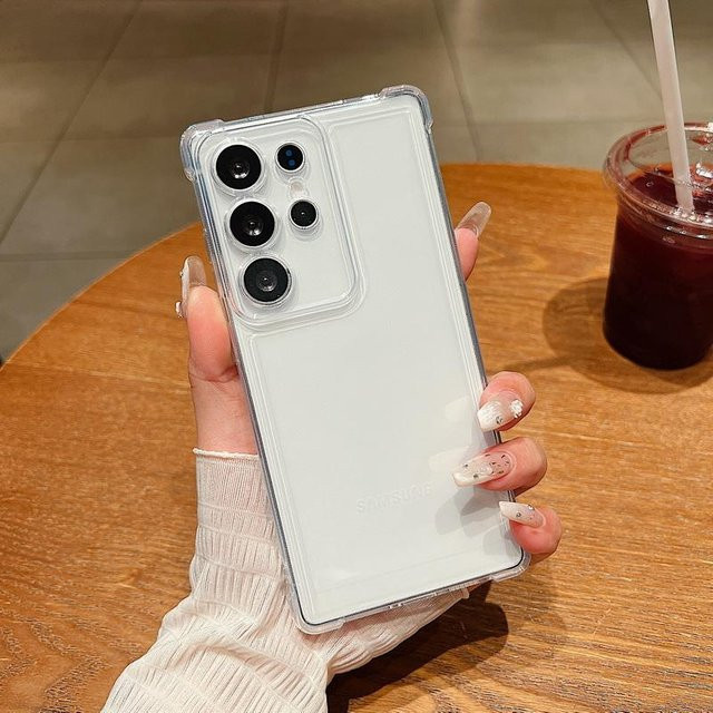Transparente weiche Schutzhülle für Samsung Galaxy S25 Edge, S24 Ultra, S23 FE, S22 Plus und weitere Modelle - Bild 1