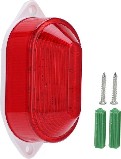 Neoglint Rotes LED-Warnlicht mit Schallalarmleuchte und Summer als Sicherheits-Signalsirene - Bild 1