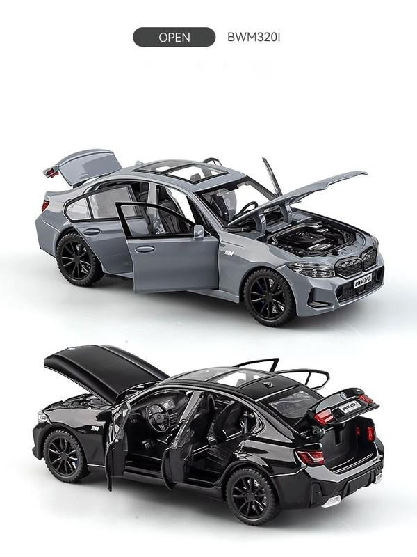 JJRC TOP 320i DER 3 G20 2023 Spielzeugauto, 1:32, Metall, Grau, mit Ton und Licht - Bild 5