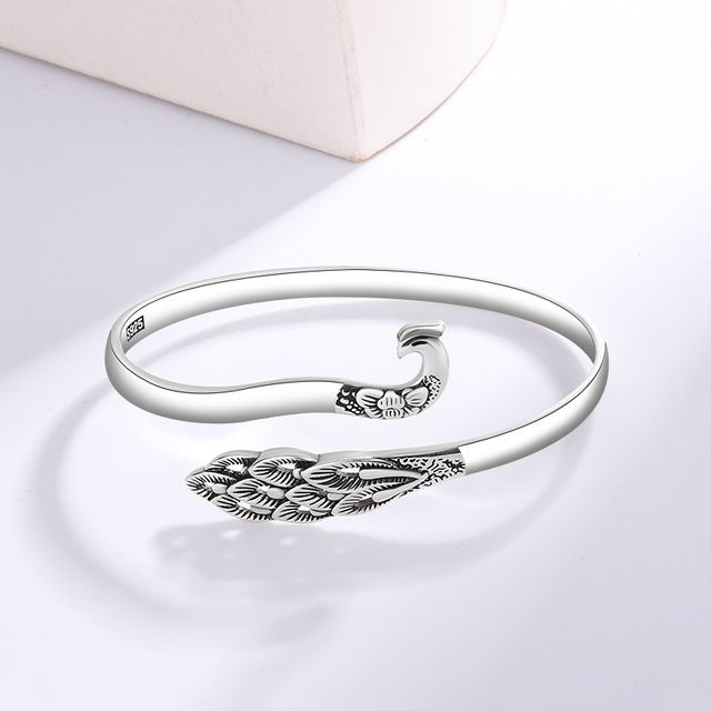 Armband ZTRLIUA, 925 Silber, Pfau, Unisex - Bild 1