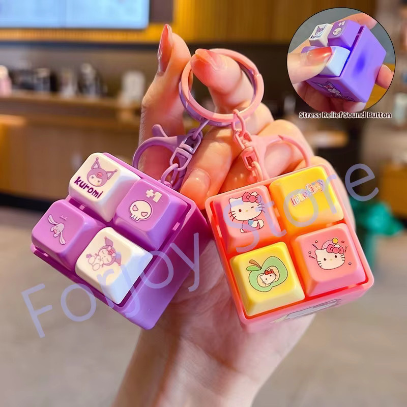 Sanrio Kuromi Cinnamoroll Schlüsselanhänger, mit Licht und Sound - Bild 1