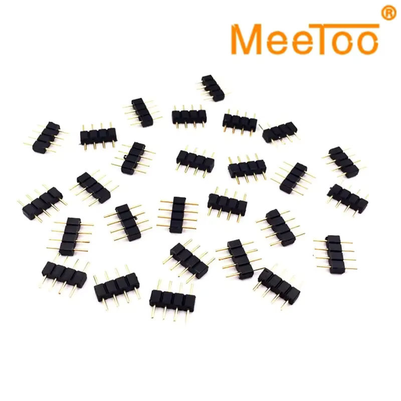 MeeToo LED-Stecker-Adapter 4-polig männlich für RGB 5050 3528 2835 LED-Streifen - Bild 2