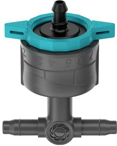 Gardena Micro-Drip System Reihentropfer 4,6mm in Anthrazit mit selbstreinigender Labyrinth-Technik und Easy & Flexible Verbindungstechnik - Bild 1