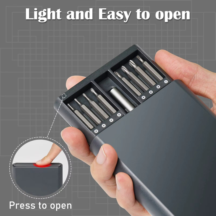 64 in 1 Präzisions-Schraubendreher-Set mit magnetischen Bits für Handy- und Elektronik-Reparaturen inklusive Torx und Hex Bits - Bild 3