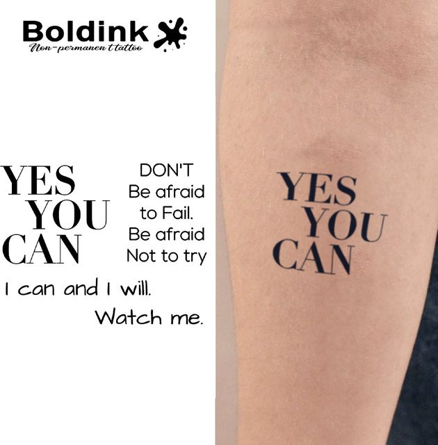 BOLDINK Temporäres Tattoo, wasserfest, semi-permanent - Bild 1