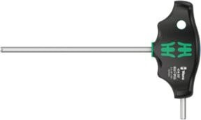 Wera 454 HF Quergriff-Sechskantschraubendreher Hex-Plus mit Haltefunktion, Farbe: Schwarz, Breite: 5 mm, Länge: 150 mm - Bild 1