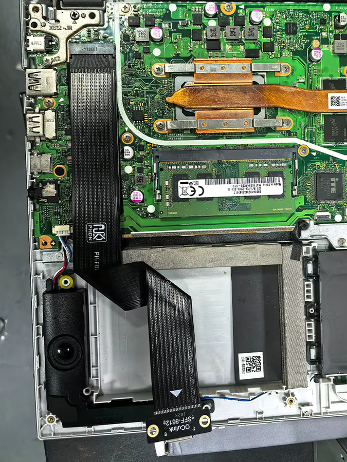 VODOOL M.2 NVMe zu Oculink Buchsenadapterkabel in Schwarz für stabile Datenübertragung im Gaming-PC - Bild 6
