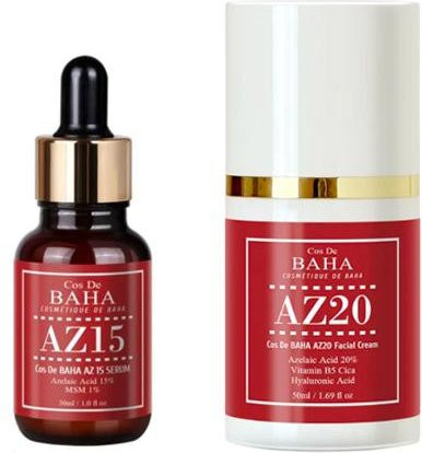 Cos De BAHA AZ 15 Serum, AZ 20 Creme, Azelainsäure, 30 ml + 50 ml - Bild 1