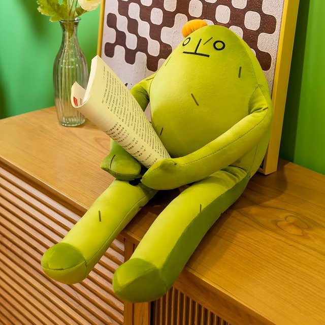 Yiran toy Kaktus-Frosch-Stofftier, Plüschtier, 60cm - Bild 1