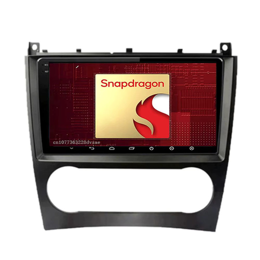 RSNAVI Android 16 Multimedia Autoradio mit Wireless CarPlay für Mercedes Benz W203 W209 C180 C200 C220 C230 (2005 - 2009), Schwarz - Bild 5