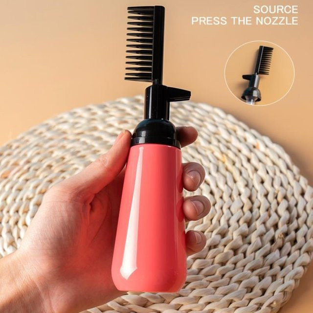 Haarfärbekamm mit Applikatorbürste und Spenderflasche - Bild 1