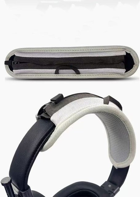 Kopfbügel Schutzhülle für Sony Kopfhörer WH-1000XM5, XM4, XM3, XM2, MSR7, QC35, QC25 und Solo in Schwarz oder Grau - Bild 1