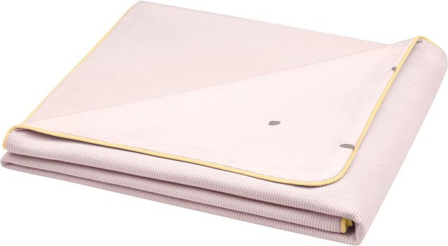 Kikka boo Baby-Sommerdecke aus 100 % Baumwolle als Wendedecke in Pink, B/T: 100 x 80 cm - Bild 1
