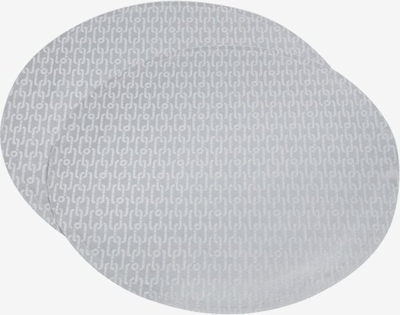 JOOP! CHAINS Platzsets aus Baumwolle, 2er-Set, rund, Durchmesser: 45 cm, Silber/Grau - Bild 1