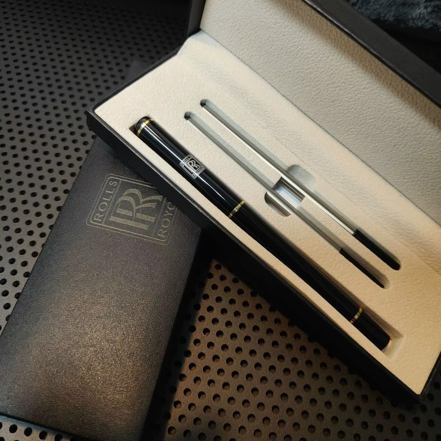 Rolls-Royce Business-Kugelschreiber aus Metall in Schwarz mit Autologo - Bild 2