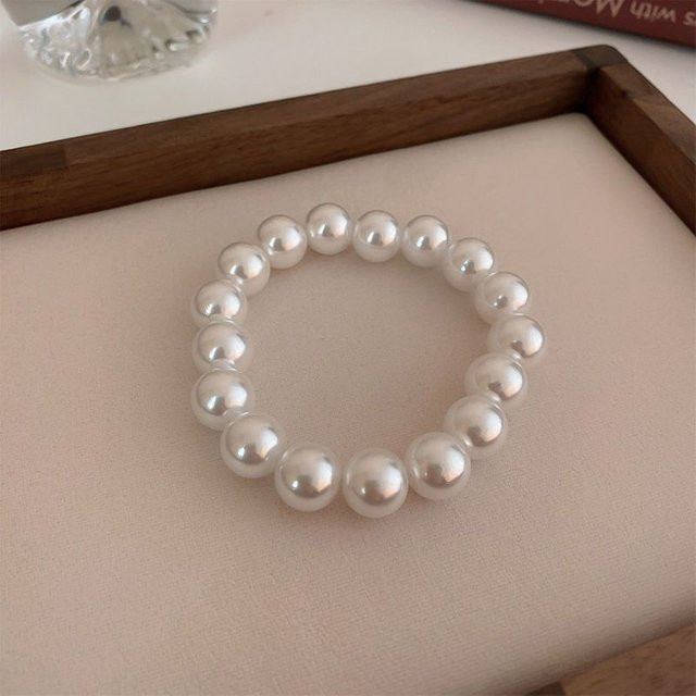 Armband Set, ABS, Perle, Weiß, Vintage, Damen - Bild 1