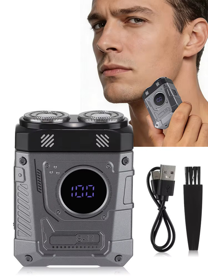 AFDEAL Mini-Elektrorasierer für Herren, USB-wiederaufladbar - Bild 5