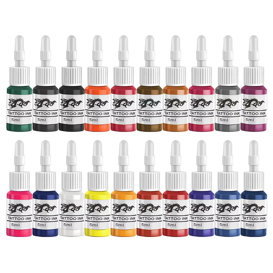 Usiriy Tattoo Tinte Pigment, 20/14/7 Farben, Körperkunst Make-up - Bild 2