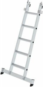 Günzburger Glasreinigerleiter aus Aluminium mit 5 Stufen in Silber - Bild 1