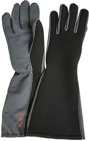 DEHN Schutzhandschuhe aus Leder in Schwarz, Größe 9, 1 Paar - Bild 1