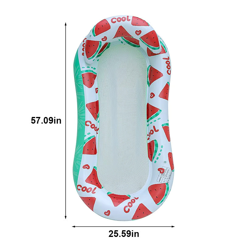 Rooxin Aufblasbare Wasserhängematte als Schwimmmatte und Liege für den Pool oder Strand in Multicolor - Bild 3