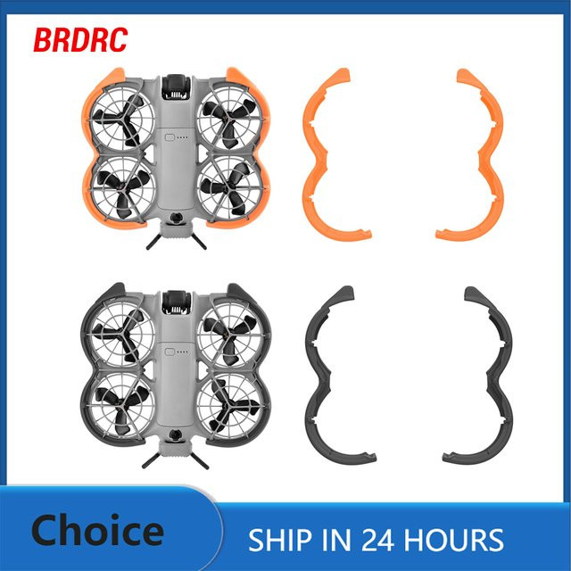 BRDRC Propellerschutz für DJI Neo 2 Drohne in Orange - Bild 1