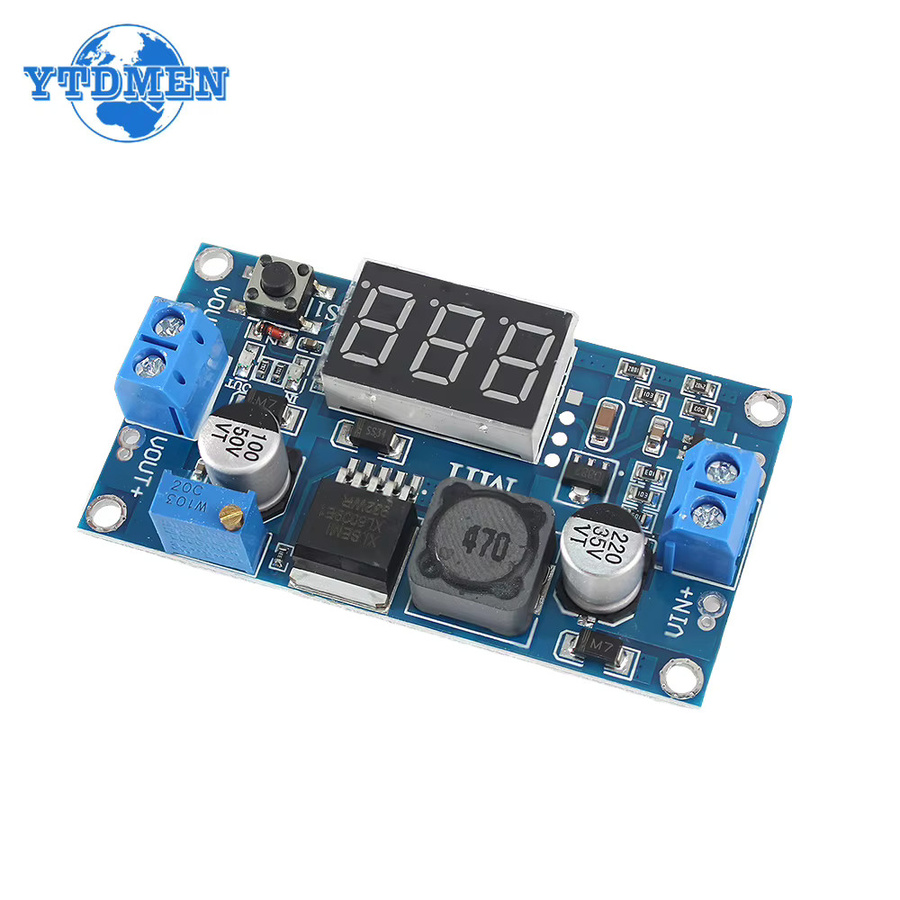 YTDMEN XL6009 DC-DC Boost Modul Step Up Converter mit Display in Blau - Bild 1