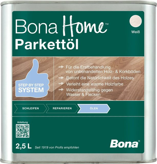 Bona Home Parkett-Öl Weiß 2,5 l - Bild 1