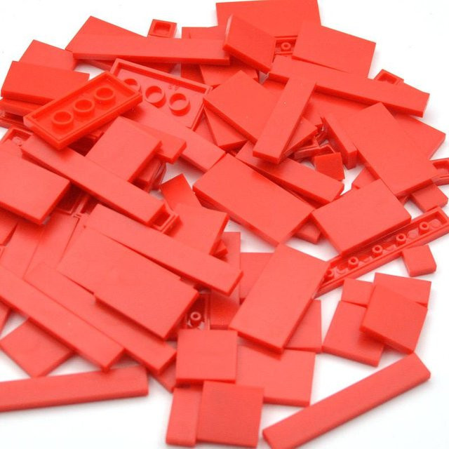 Bai Fen Bai dolls and toys DIY Modell Bausteine, 150-teiliges Set, rot, mehrfarbig, ab 6 Jahren - Bild 1