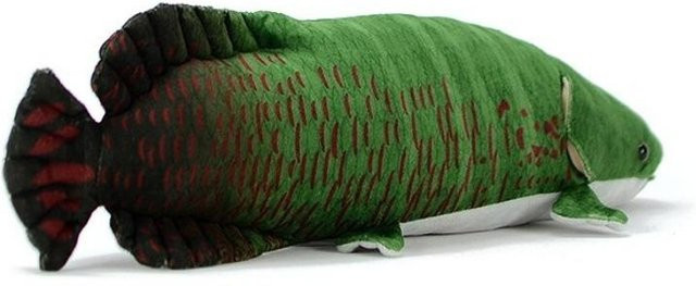 Arapaima-Plüschtier, Riesen-Pirarucu Stofftier, Schwarz, Grün, ab 14 Jahren - Bild 1