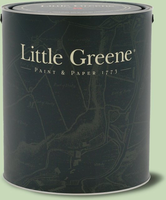 Little Greene Intelligent Matt Emulsion Archive Colour Cupboard Green 201 Wasserbasierte Wandfarbe 10 l - Bild 1