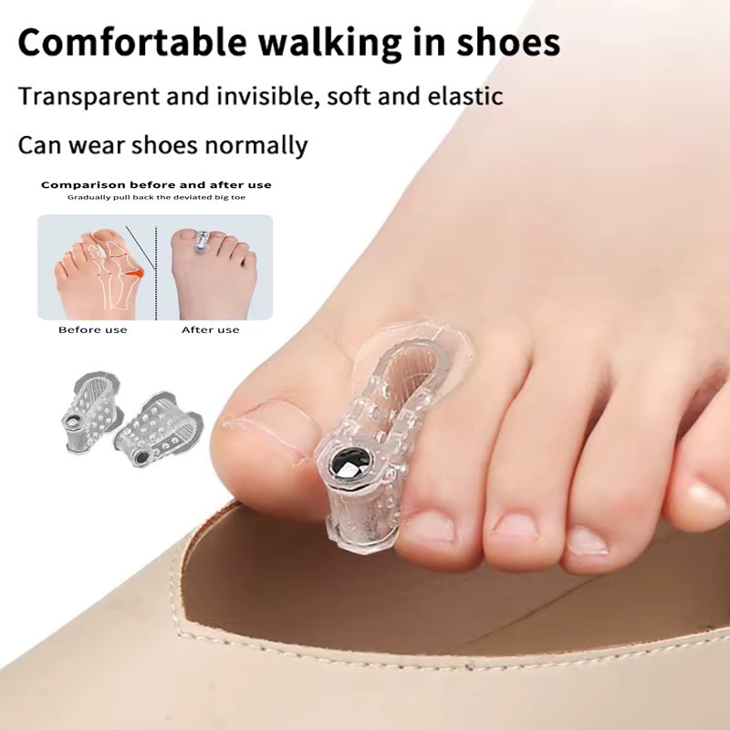 Jiauting Zehenspreizer Bunion Hallux Valgus Corrector, Unisex - Bild 2