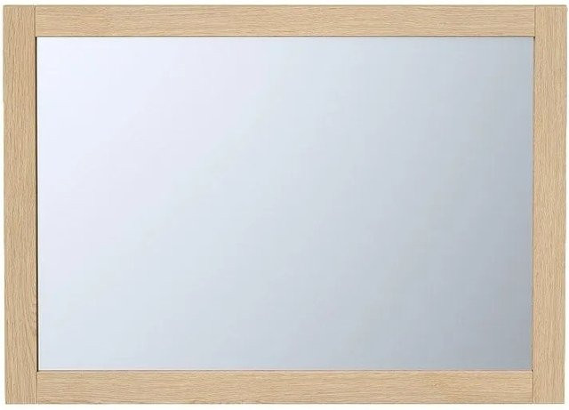 Vente-unique Wandspiegel Timea in Naturfarben mit Eichenfurnier, rechteckig, B: 50 cm, H: 70 cm, T: 1 cm - Bild 1