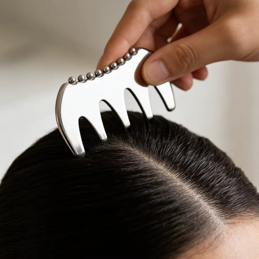 STAWHO Gesichtsmassagegerät aus Edelstahl, Unisex - Bild 3