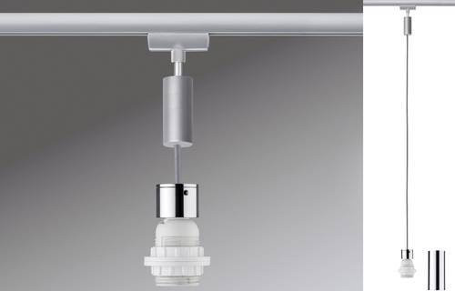 Paulmann URail 2Easy Basic Pendelleuchte für Hochvolt-Schienensystem, E27, Chrom/Silber - Bild 2