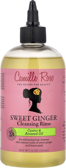 Camille Rose Sweet Ginger Reinigungsspülung, 355 ml, Rizinusöl & Anissamenöl - Bild 1