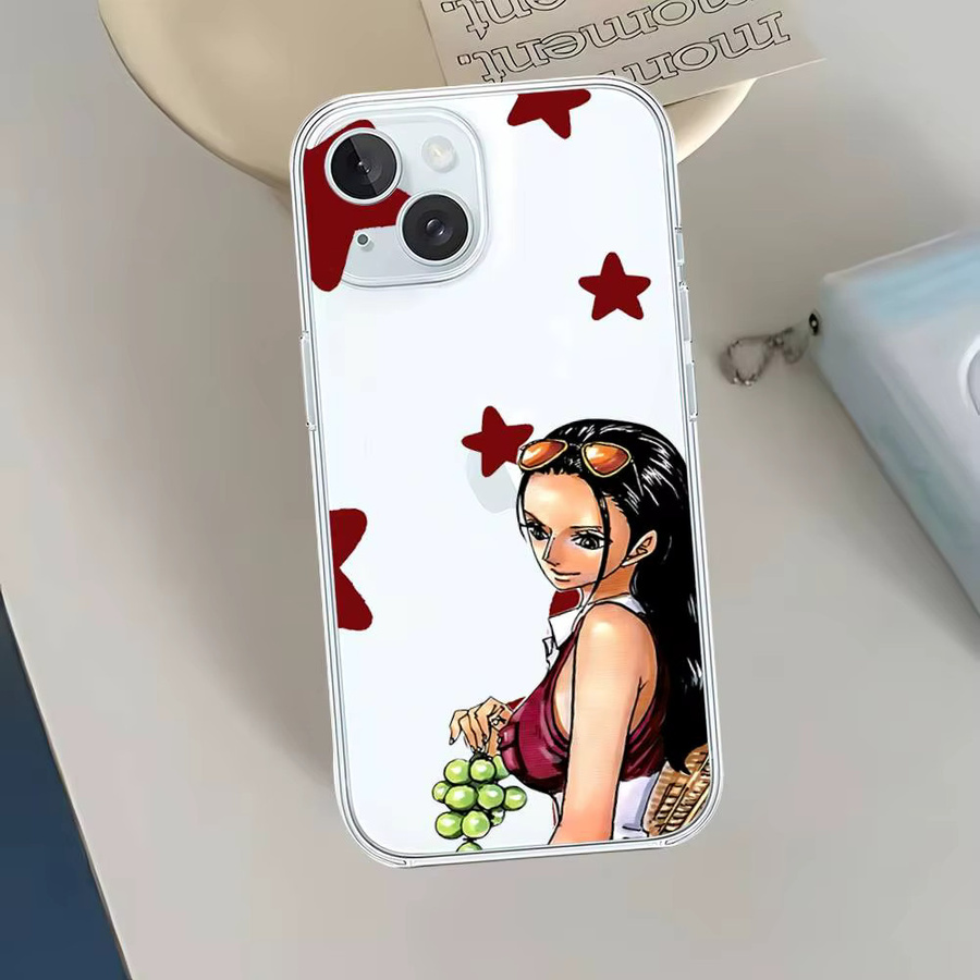 ONE PIECE Nico Robin Handyhülle Transparent für iPhone 11 bis iPhone 17 Pro Max - Bild 3
