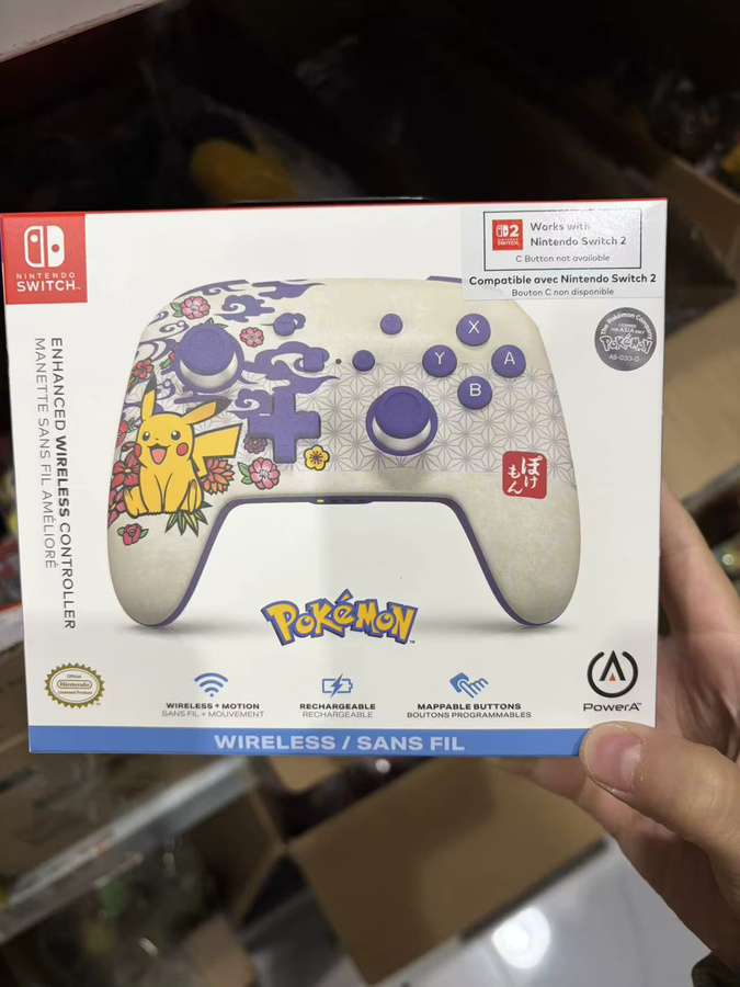 PowerA Enhanced Wireless Controller für Nintendo Switch Pikachu Vs. Gengar Multicolor - Bild 1